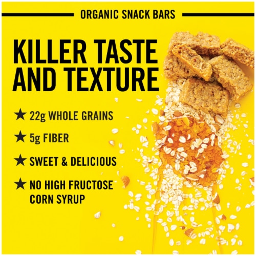 Dave's Killer Bread Oat-Rageous Honey Almond Organic Snack Bars Perspective: left