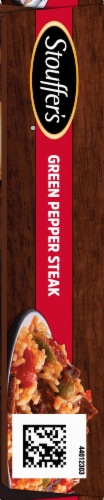 Stouffer's Green Pepper Steak Frozen Meal Perspective: left