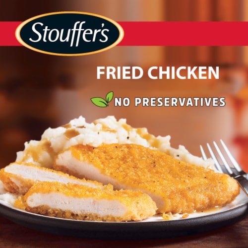 Stouffer's Fried Chicken Frozen Meal Perspective: left