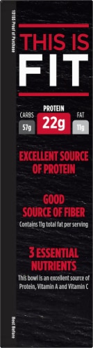 Stouffer's Fit Kitchen Chicken with Cashews Protein Bowl Frozen Meal Perspective: left