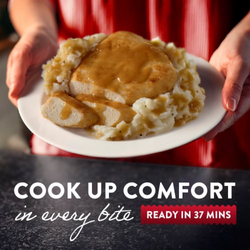 Stouffer's Baked Chicken Frozen Meal Perspective: left