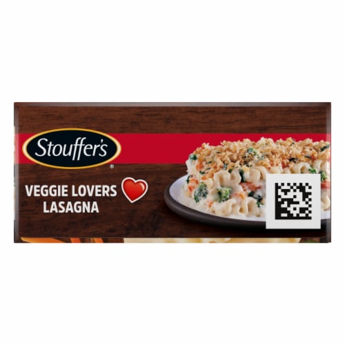 Stouffer's Vegetable Lasagna Frozen Meal Perspective: left