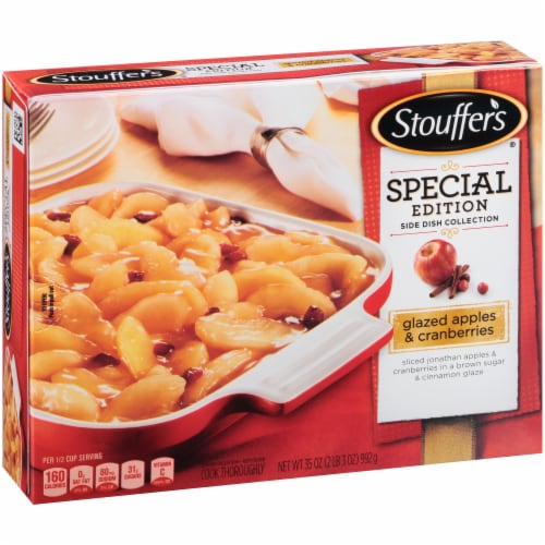Stouffer's Special Edition Glazed Apples & Cranberries Perspective: left