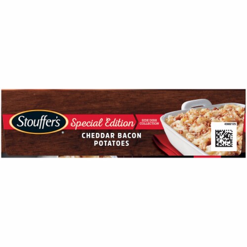 Stouffer's Holiday Collection Cheddar Bacon Potatoes Frozen Side Dish Perspective: left