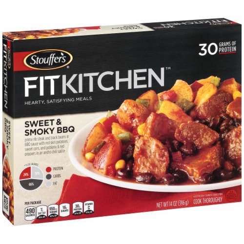 Stouffer's Fit Kitchen Sweet and Smoky BBQ Perspective: left