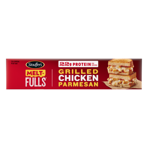 Stouffer's® Meat-Fulls® Grilled Chicken Parmesan Frozen Sandwiches Perspective: left