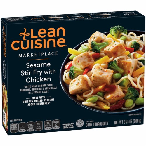 Lean Cuisine Marketplace Sesame Stir Fry with Chicken Frozen Meal Perspective: left