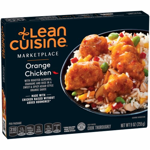Lean Cuisine Marketplace Orange Chicken Frozen Meal Perspective: left