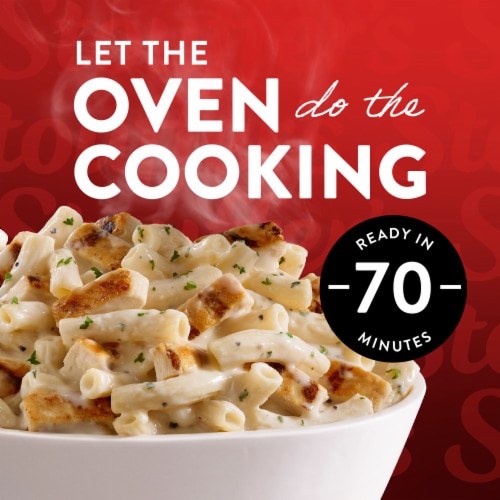 Stouffer’s Chicken Alfredo Pasta Family Size Frozen Chicken Pasta Frozen Dinners Perspective: left