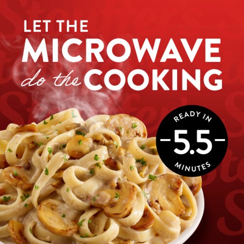 Stouffer’s Mushroom Stroganoff Pasta Single Serve Frozen Mushroom Pasta Easy Meals Perspective: left