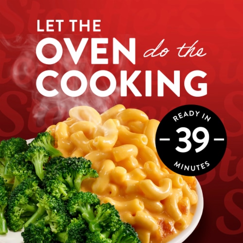 Stouffer's Macaroni and Cheese with Broccoli Frozen Meal Perspective: left