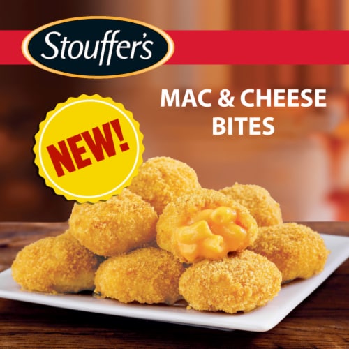 Stouffer's Mac & Cheese Bites Frozen Appetizer Perspective: left