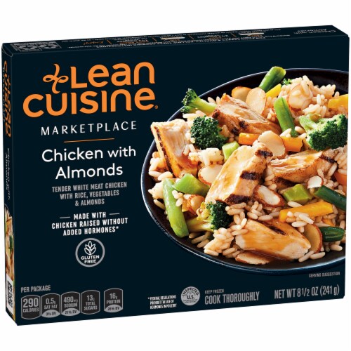 Lean Cuisine Marketplace Chicken With Almonds Frozen Meal Perspective: left