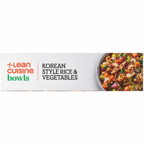 Lean Cuisine Korean Style Rice & Vegetables Bowls Frozen Meal Perspective: left