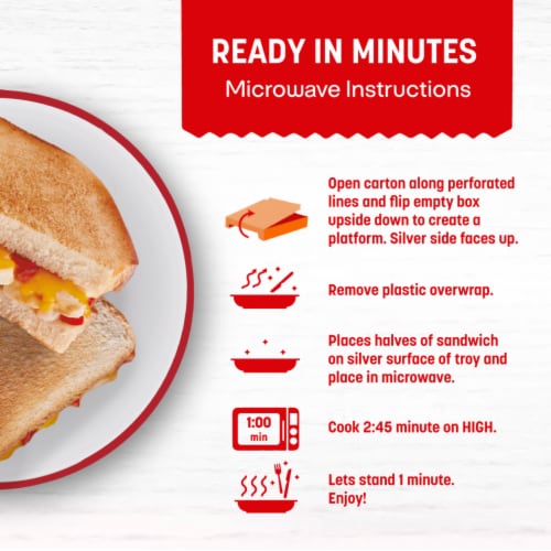 Lean Cuisine Frozen Meal BBQ Chicken Sandwich Microwave Meal Frozen Chicken Sandwich Perspective: left