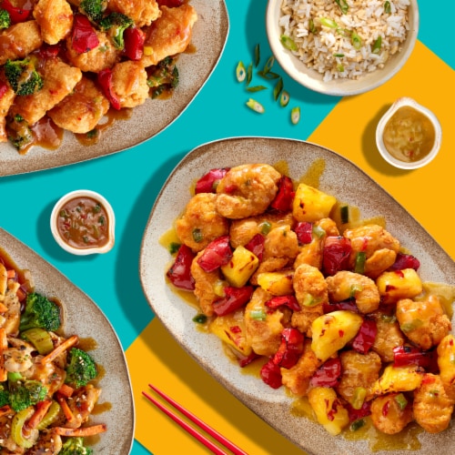 Mings Pineapple Sweet & Sour Chicken Perspective: left