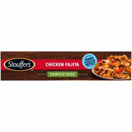 Stouffer's® Chicken Fajita Family Size Frozen Meal Perspective: left