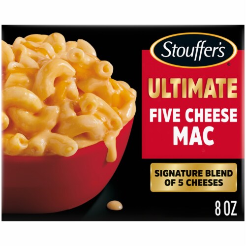 Stouffer's Ultimate Five Cheese Mac Frozen Meal Perspective: left