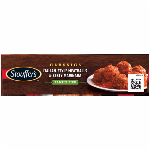Stouffer's Classics Italian-Style Meatballs & Zesty Marinara Frozen Entree Family Size Perspective: left