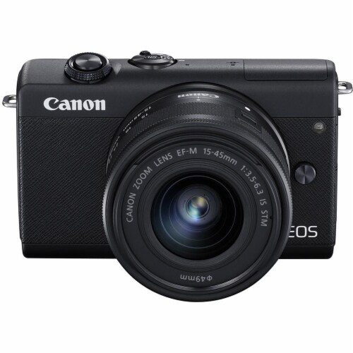 Canon Eos M200 Mirrorless Digital Camera With 15-45mm Lens Black Perspective: left
