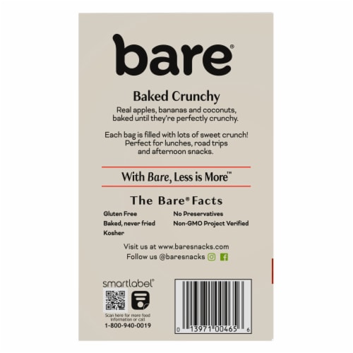 Bare® Baked Crunchy Variety Pack Chips Perspective: left