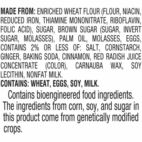 Pepperidge Farm Gingerman Mini Holiday Cookies, 1.5 Oz Bag Perspective: left