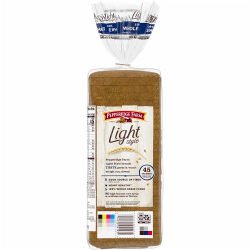 Pepperidge Farm Light Style Whole Wheat Bread Perspective: left