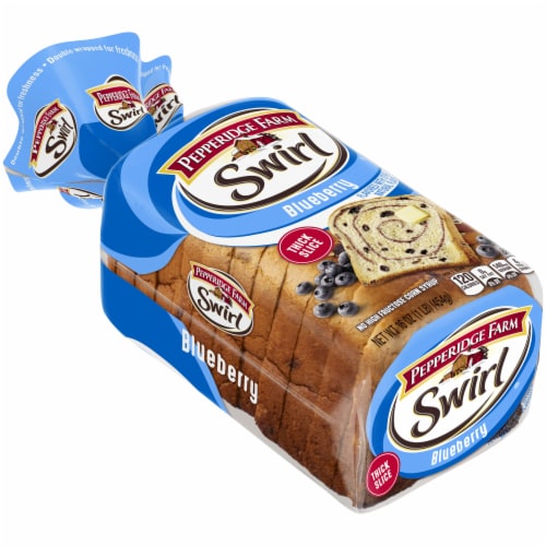 Pepperidge Farm Swirl Blueberry Bread Perspective: left