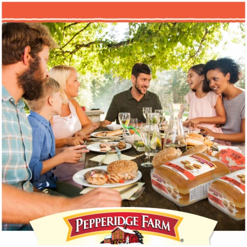 Pepperidge Farm Sweet Hawaiian Slider Buns, 12-Pack Bag Perspective: left