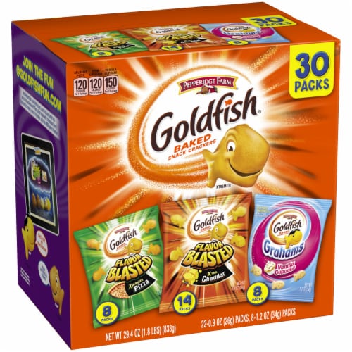 Goldfish Blasted Variety Pack Perspective: left
