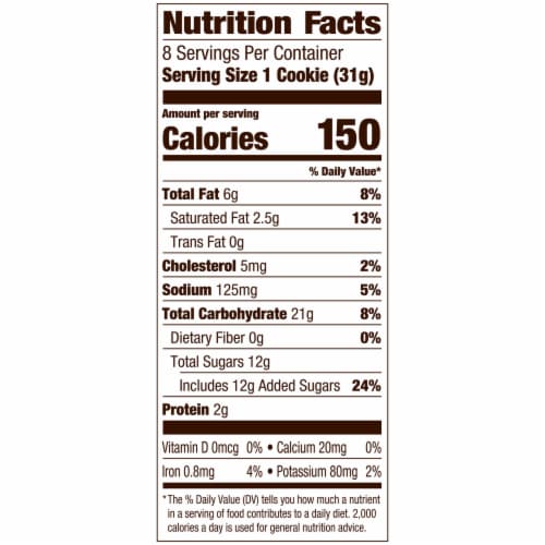 Pepperidge Farm® Soft Baked Mackinac Oatmeal Milk Chocolate Cookies Perspective: left