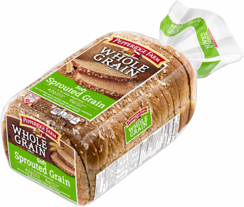 Pepperidge Farm Soft Sprouted Whole Grain Bread Perspective: left
