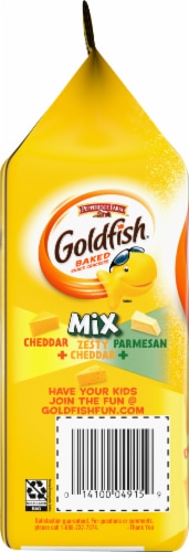 Goldfish® Mix Three Cheese Baked Snack Crackers Perspective: left