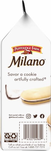 Pepperidge Farm® Milano® Coconut Chocolate Cookies Perspective: left
