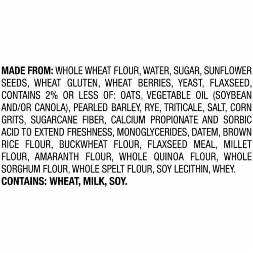 Pepperidge Farm® Thin Sliced 15 Grain Whole Grain Bread Perspective: left