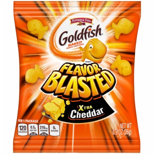 Pepperidge Farm Goldfish Variety Pack (0.9 Ounce, 45 Count) Perspective: left