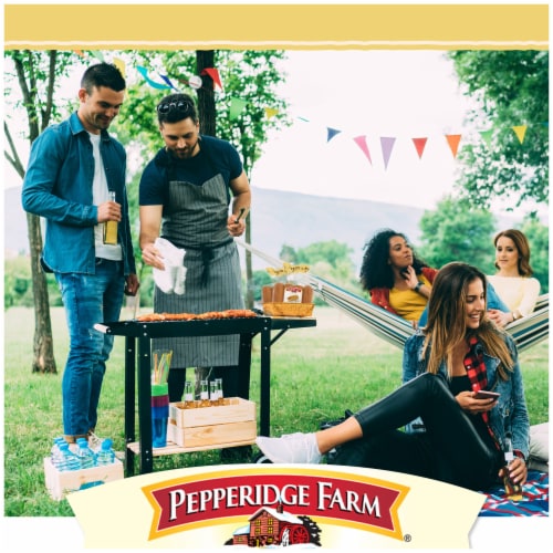 Pepperidge Farm Butter Hot Dog Buns Top Sliced Perspective: left