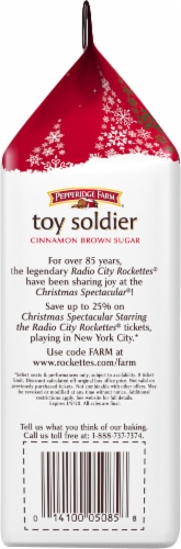 Pepperidge Farm® Toy Soldier Cinnamon Brown Sugar Cookies Perspective: left