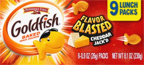 Pepperidge Farm® Goldfish® Cheddar Jack'd® Lunch Packs Perspective: left