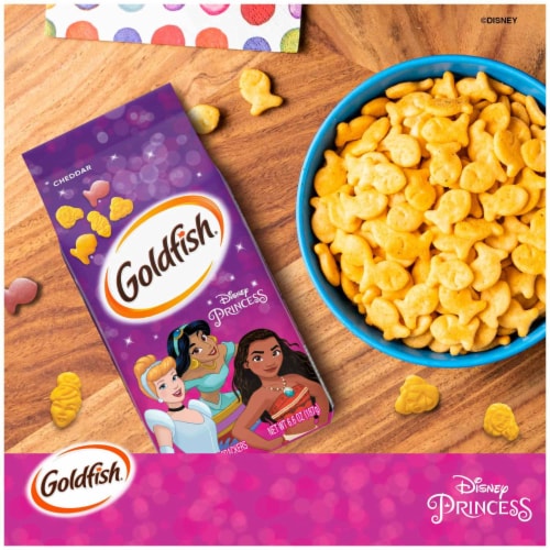 Goldfish® Special Edition Disney Princess Cheddar Baked Snack Crackers Perspective: left