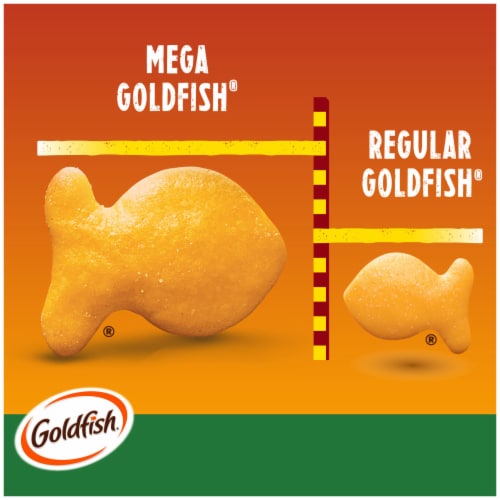 Goldfish® Mega Bites Cheddar Jalapeno Cheese Crackers Perspective: left