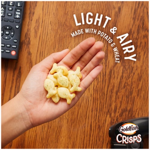 Goldfish® Crisps Sour Cream & Onion Crisps Crackers Perspective: left