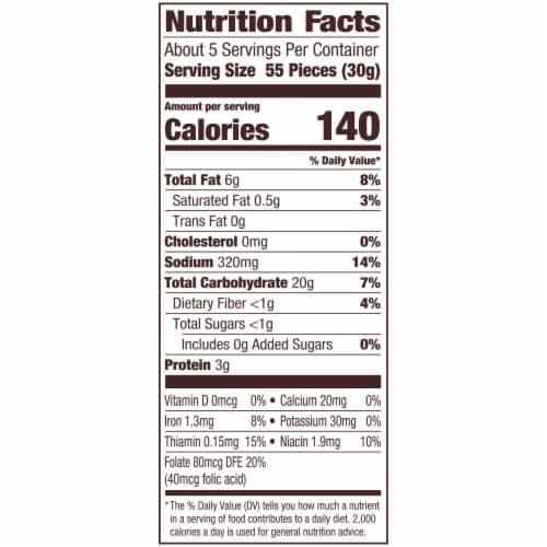 Goldfish® Spicy Dill Pickle Flavored Crackers Perspective: left