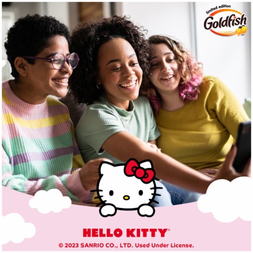 Goldfish® Hello Kitty® Grahams Strawberry Shortcake Crackers Perspective: left