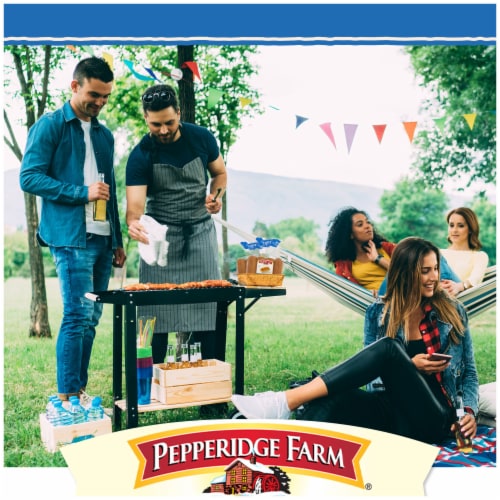 Pepperidge Farm White Hot Dog Buns Perspective: left