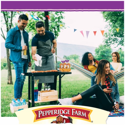 Pepperidge Farm Soft White Hamburger Buns Perspective: left