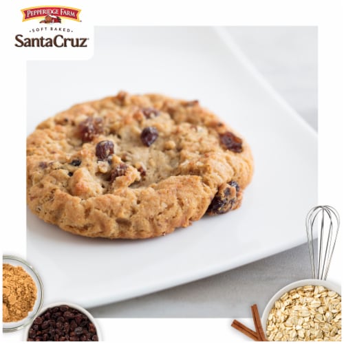 Pepperidge Farm® Santa Cruz Soft Baked Oatmeal Raisin Oatmeal Cookies Perspective: left