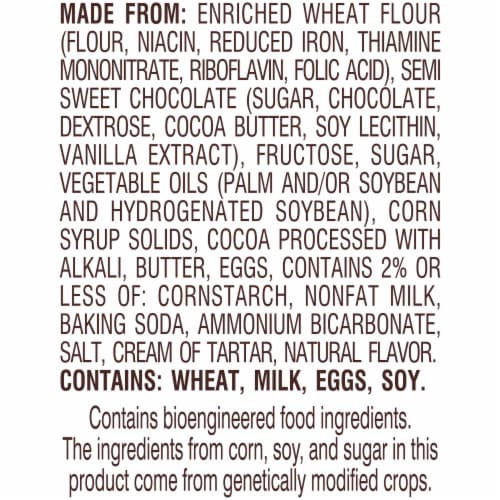 Pepperidge Farm Captiva Soft Baked Dark Chocolate Cookies Perspective: left