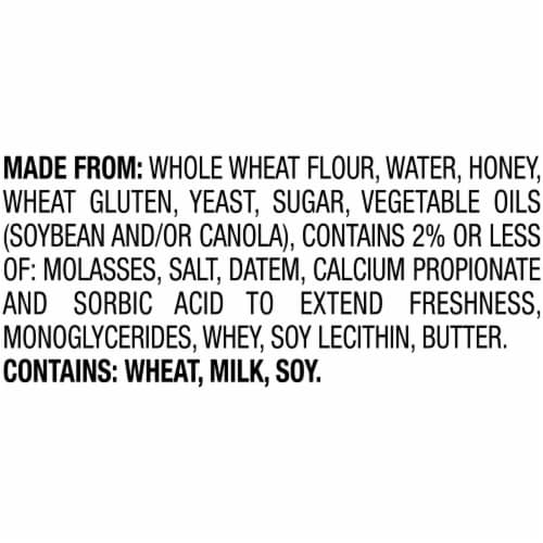 Pepperidge Farm Whole Grain Honey Wheat Bread Perspective: left