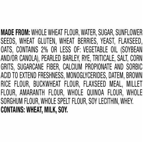 Pepperidge Farm® Whole Grain 15 Grain Bread Perspective: left